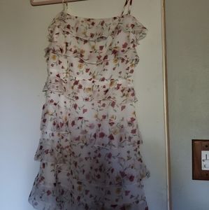 Forever 21 White/Ivory Woven Dress